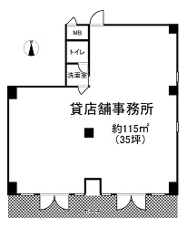 貸店舗事務所　柏原市法善寺4丁目