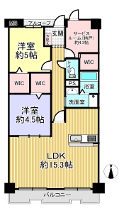 リエラ八尾本町間取図